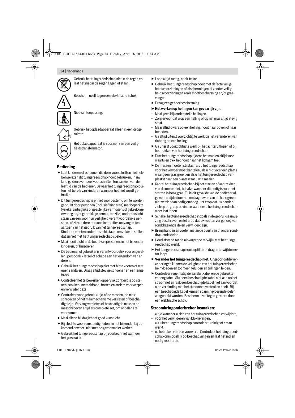 Bosch Rotak 32 LI User Manual | Page 54 / 248