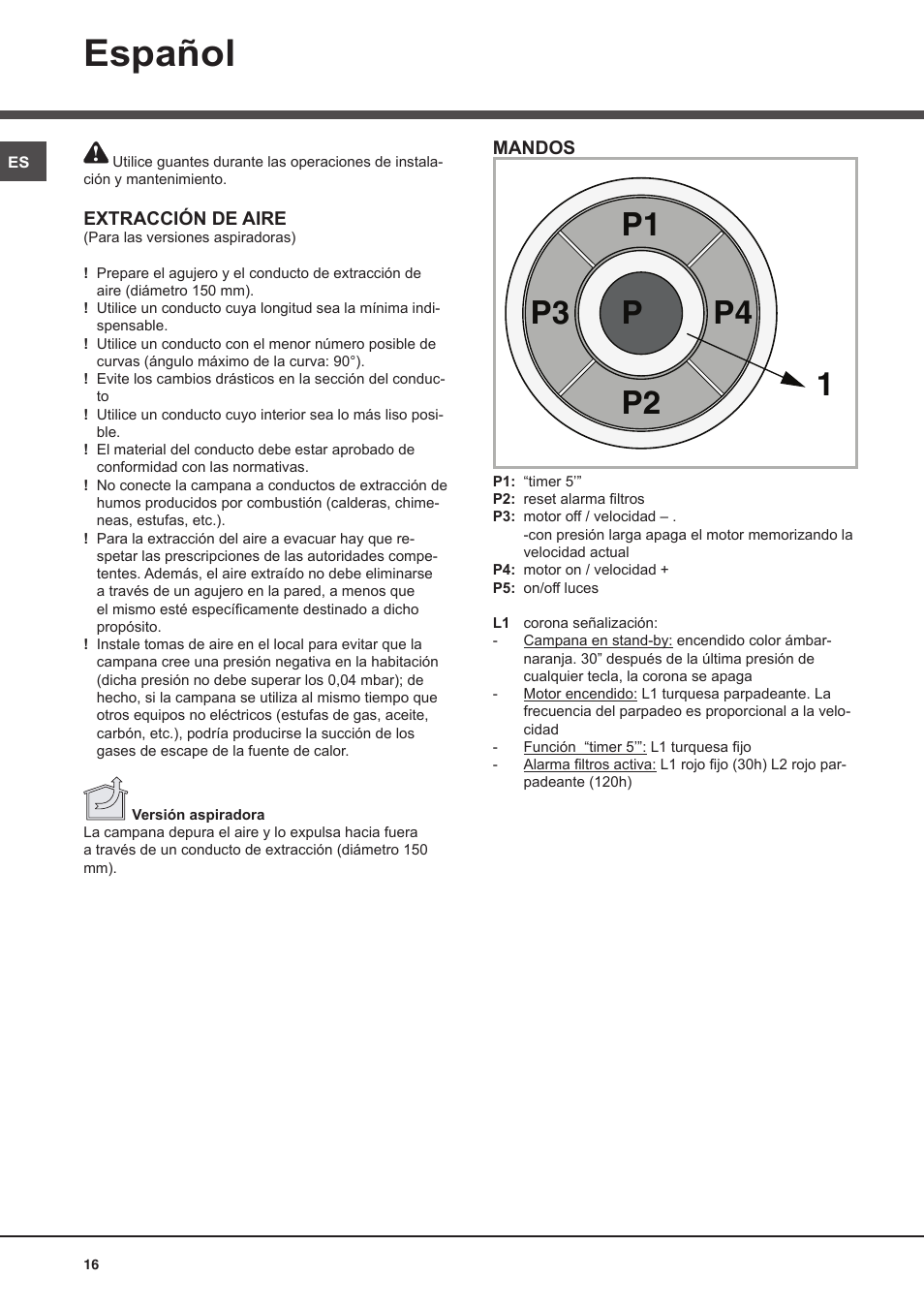 Español | Best CIRRUS User Manual | Page 16 / 40