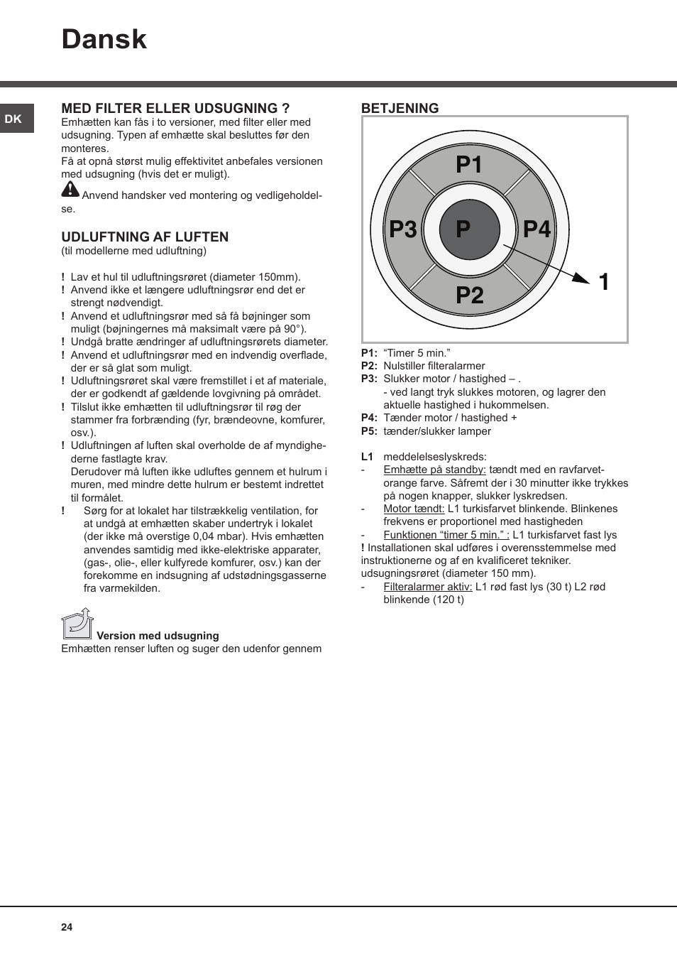 Dansk | Best CIRRUS User Manual | Page 24 / 40