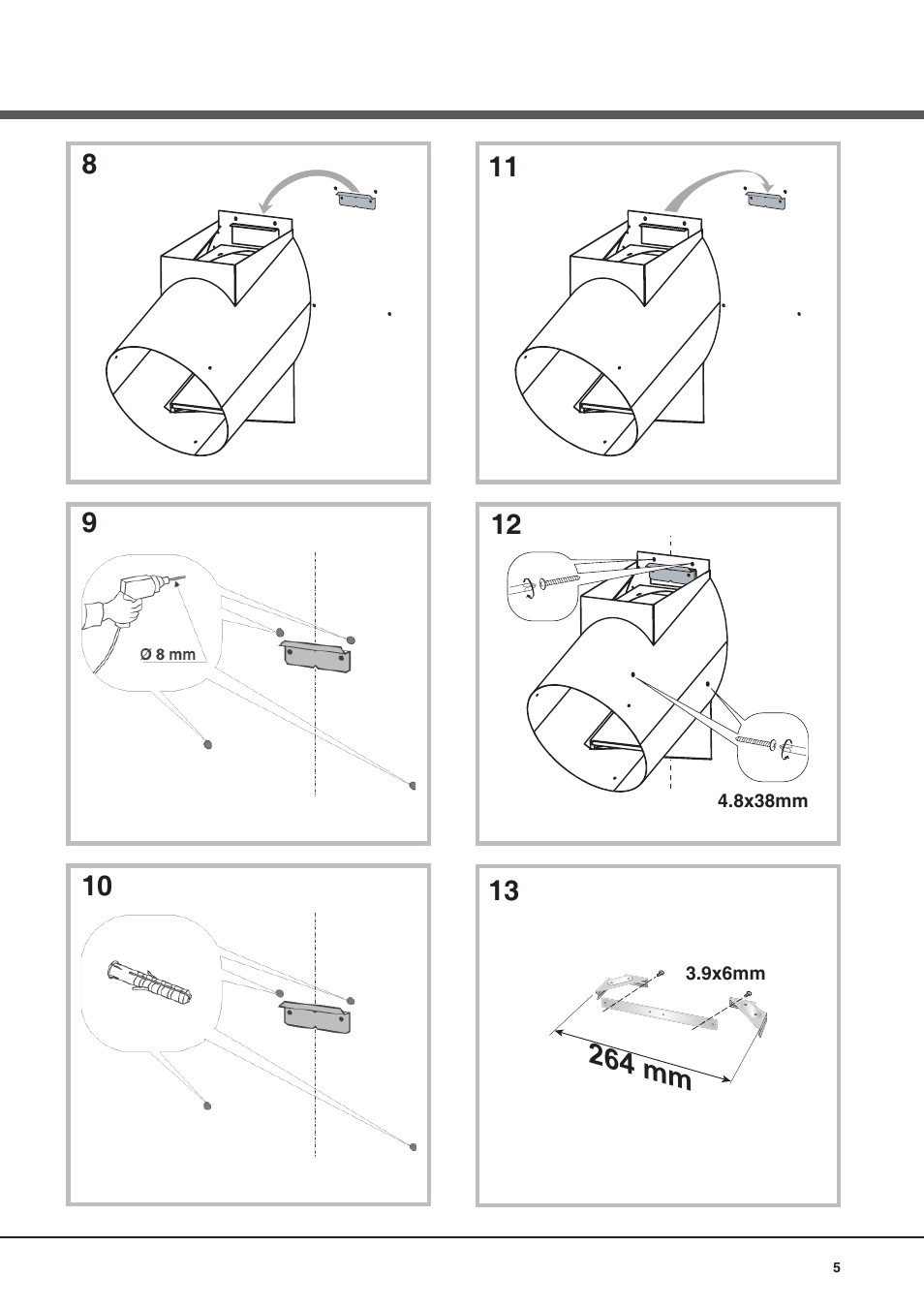 264 mm | Best COMPACT DISK User Manual | Page 5 / 20
