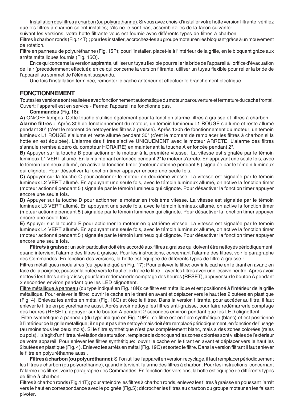 Fonctionnement | Best GI203 User Manual | Page 7 / 20
