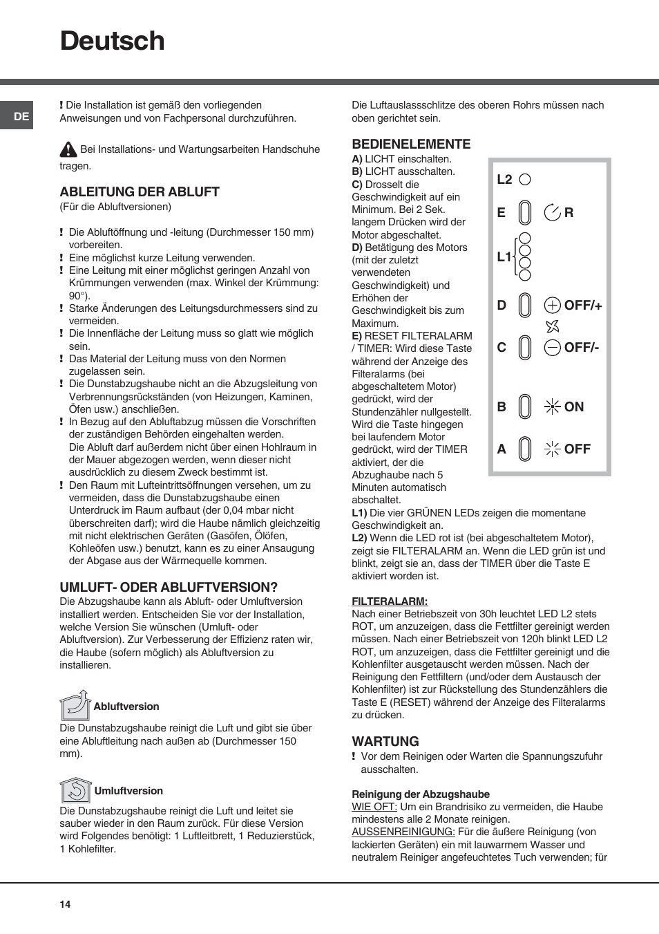 Deutsch | Best GLOSS User Manual | Page 14 / 40