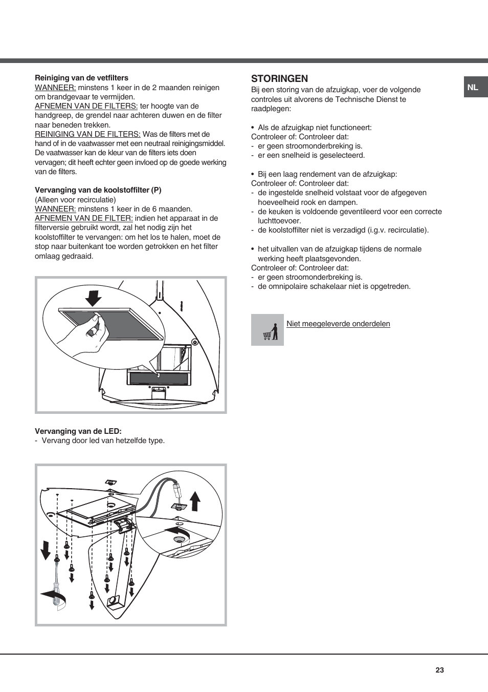 Storingen | Best GLOSS User Manual | Page 23 / 40