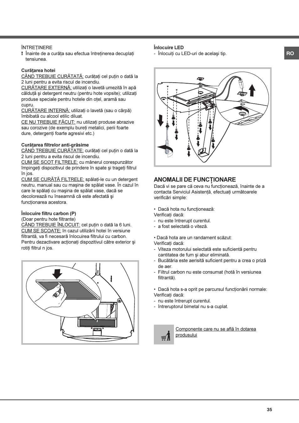 Anomalii de funcţionare | Best GLOSS User Manual | Page 35 / 40