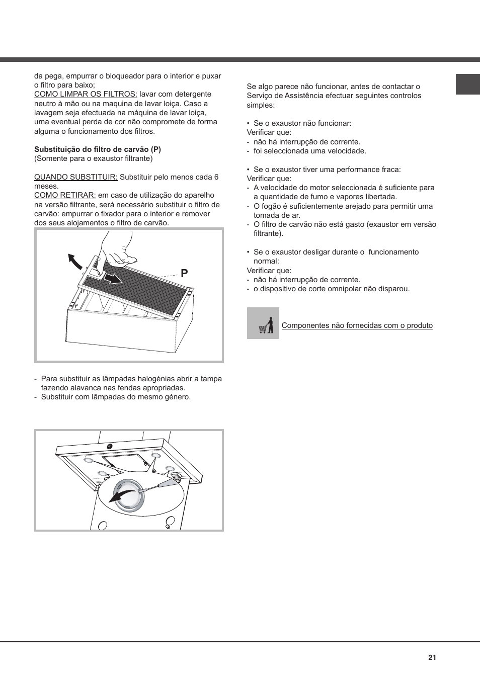 Anomalias de funcionamento | Best POLAR User Manual | Page 21 / 40
