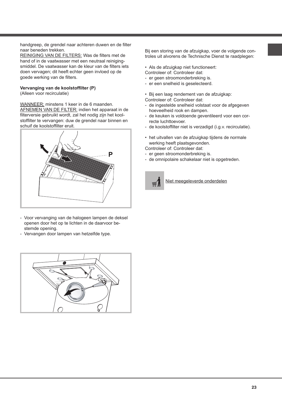 Storingen | Best POLAR User Manual | Page 23 / 40