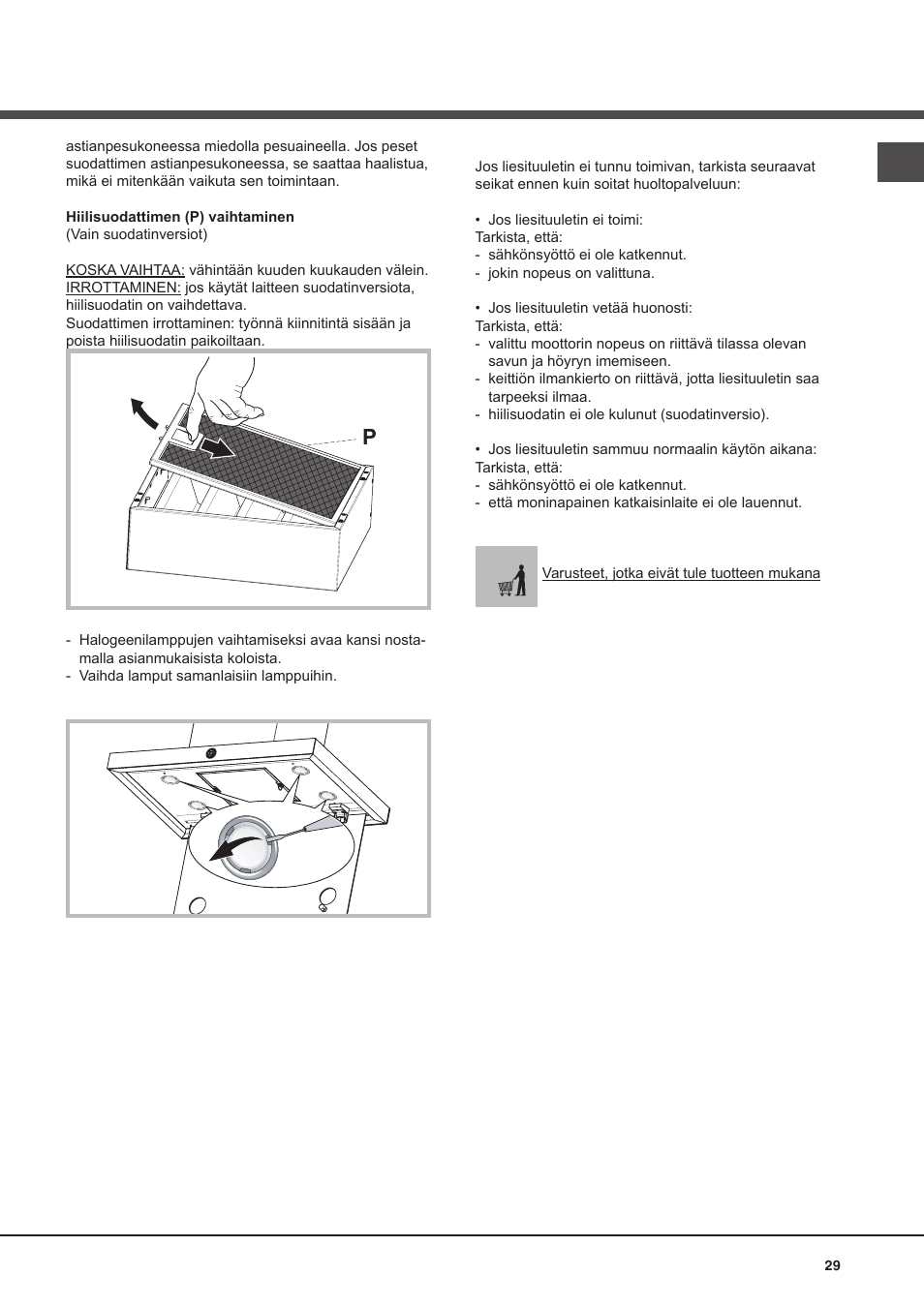 Toimintaviat | Best POLAR User Manual | Page 29 / 40