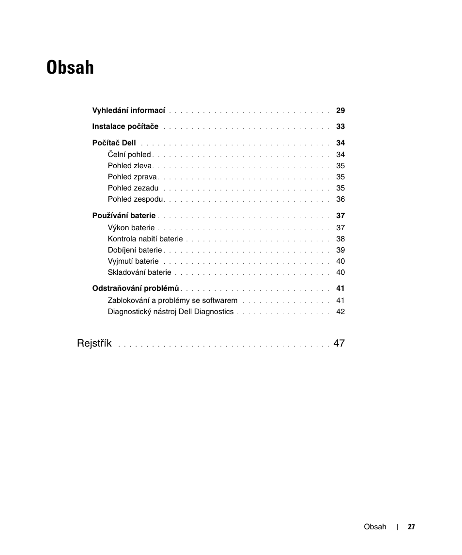 Dell Latitude D520 User Manual | Page 27 / 124
