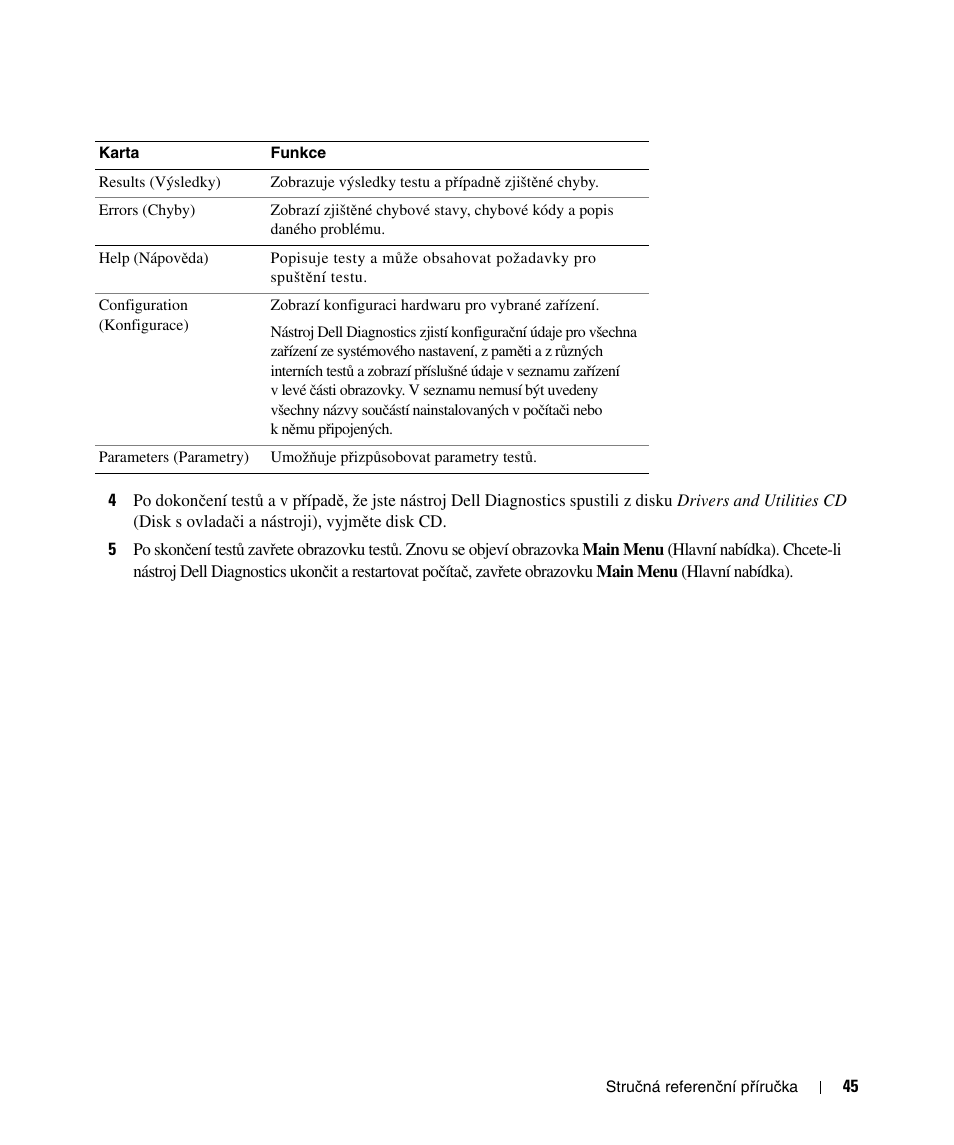 Dell Latitude D520 User Manual | Page 45 / 124