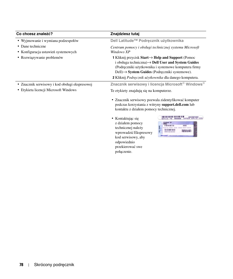 Dell Latitude D520 User Manual | Page 78 / 124
