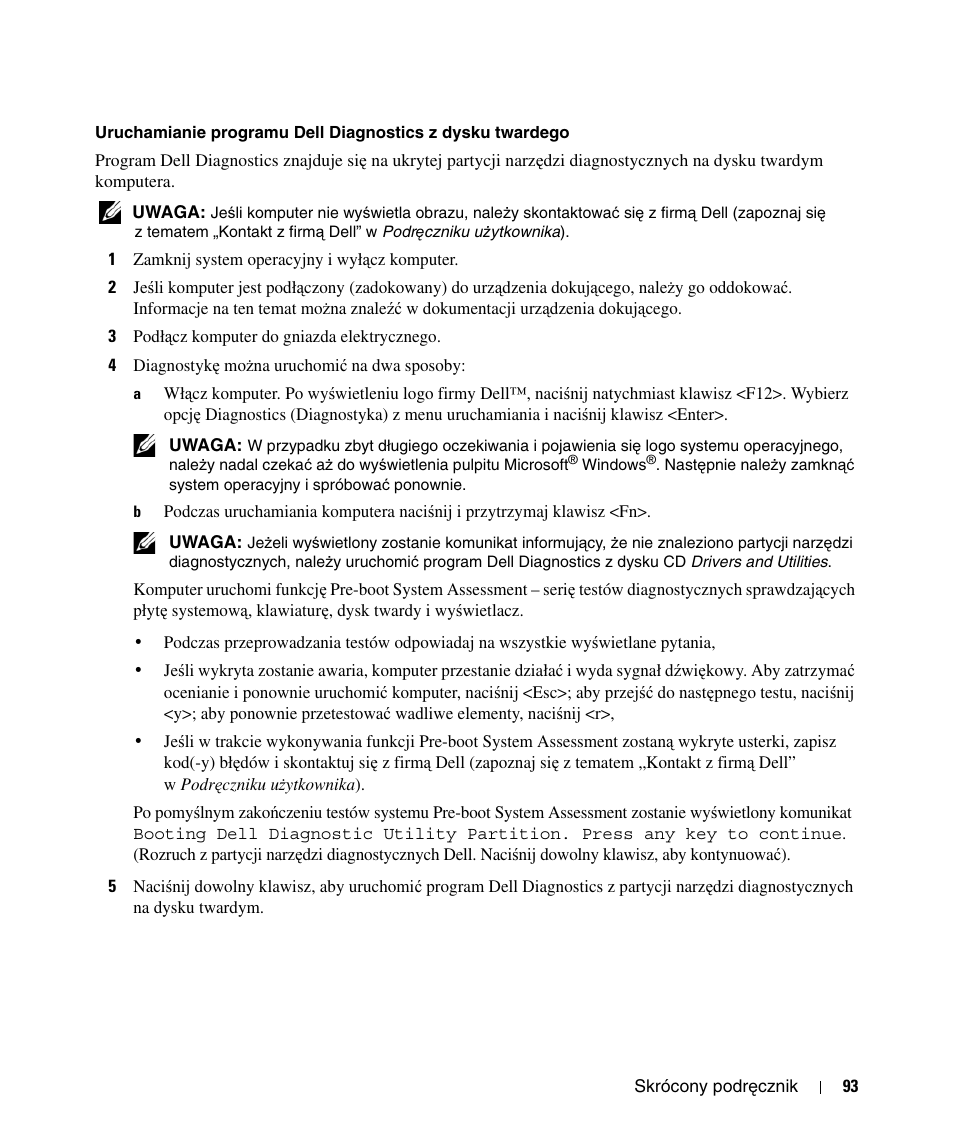 Dell Latitude D520 User Manual | Page 93 / 124