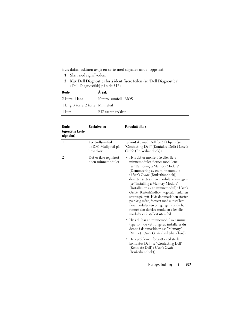 Dell Precision T3400 User Manual | Page 307 / 608