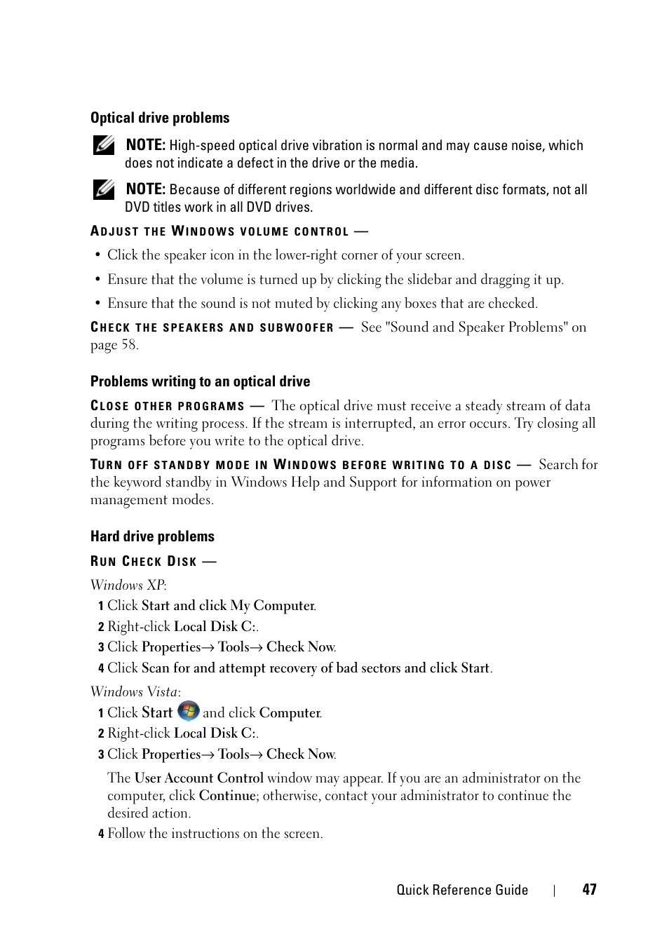 Dell Precision T3400 User Manual | Page 47 / 608