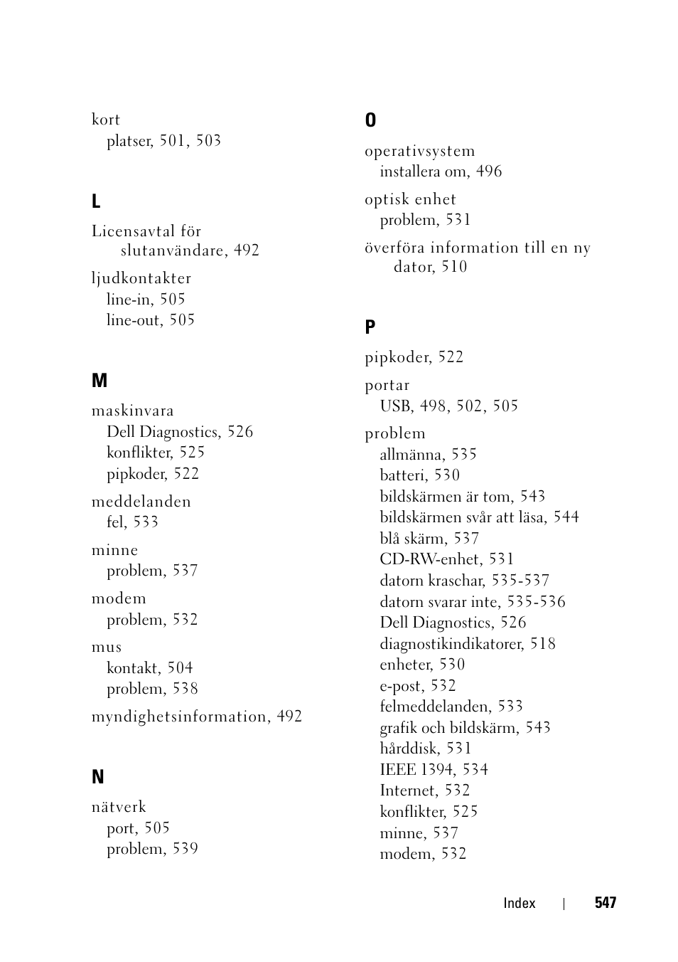 Dell Precision T3400 User Manual | Page 547 / 608