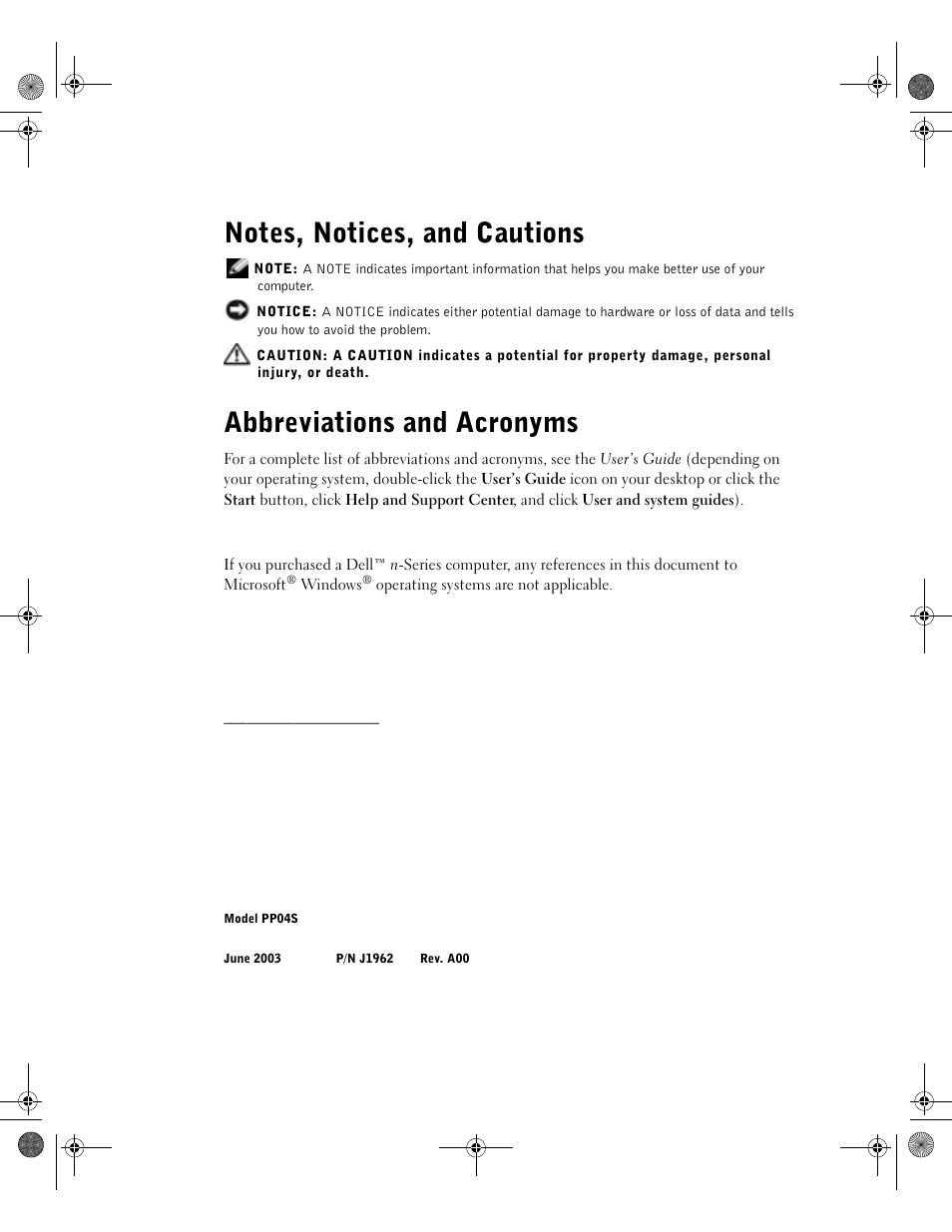 Abbreviations and acronyms | Dell Latitude X300 User Manual | Page 4 / 346