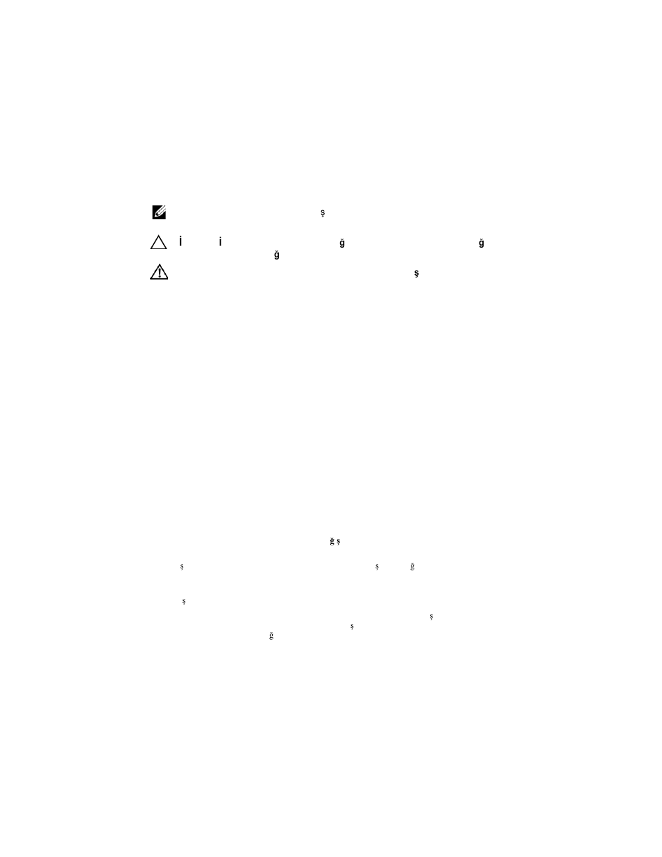 Notlar, dikkat edilecek noktalar ve uyarılar | Dell PowerVault MD1220 User Manual | Page 100 / 122