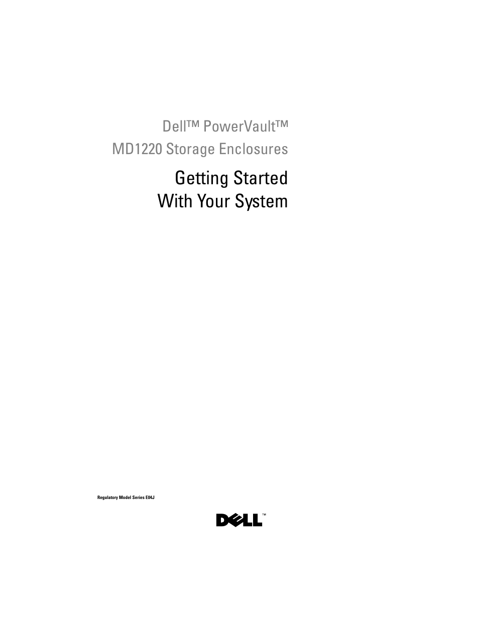 Getting started with your system | Dell PowerVault MD1220 User Manual | Page 3 / 122