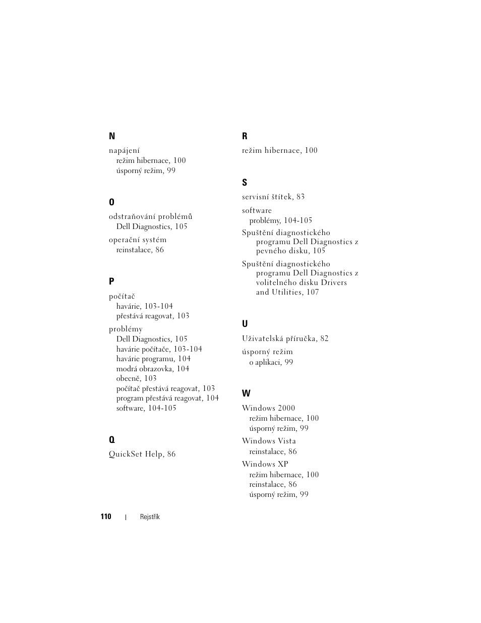 Dell Latitude D530 User Manual | Page 110 / 232