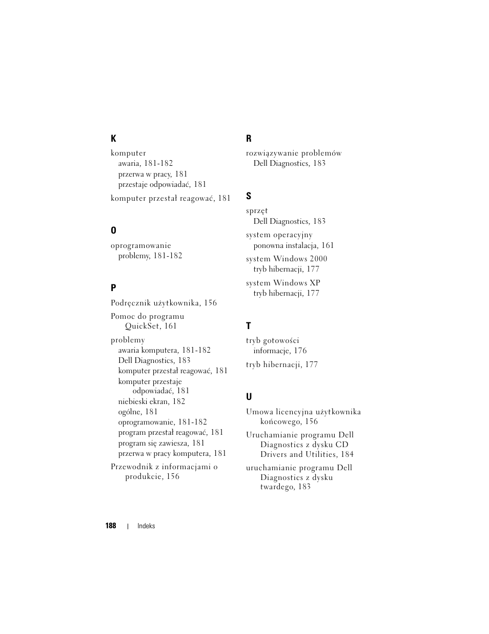 Dell Latitude D530 User Manual | Page 188 / 232