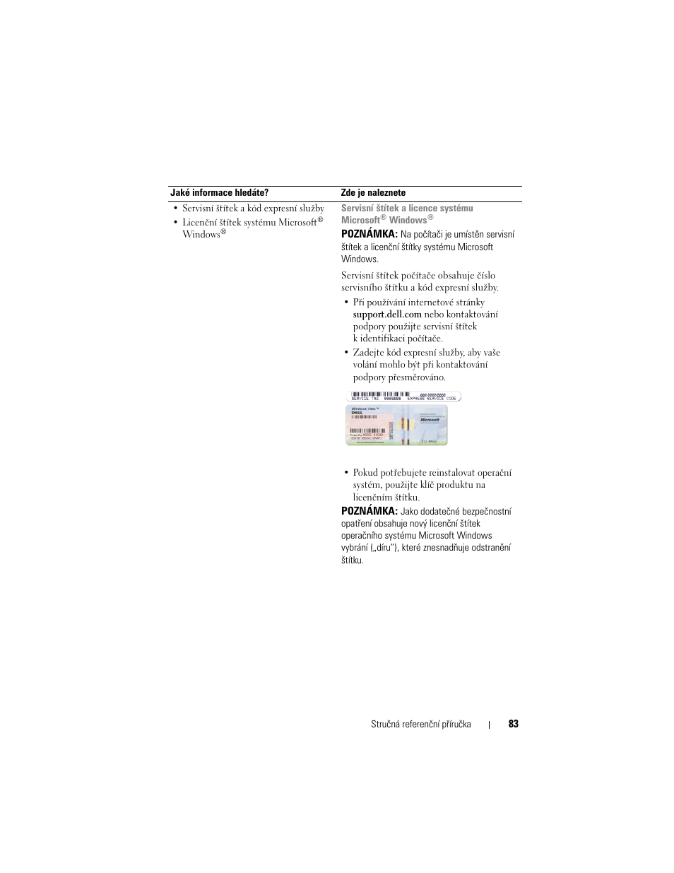 Dell Latitude D530 User Manual | Page 83 / 232