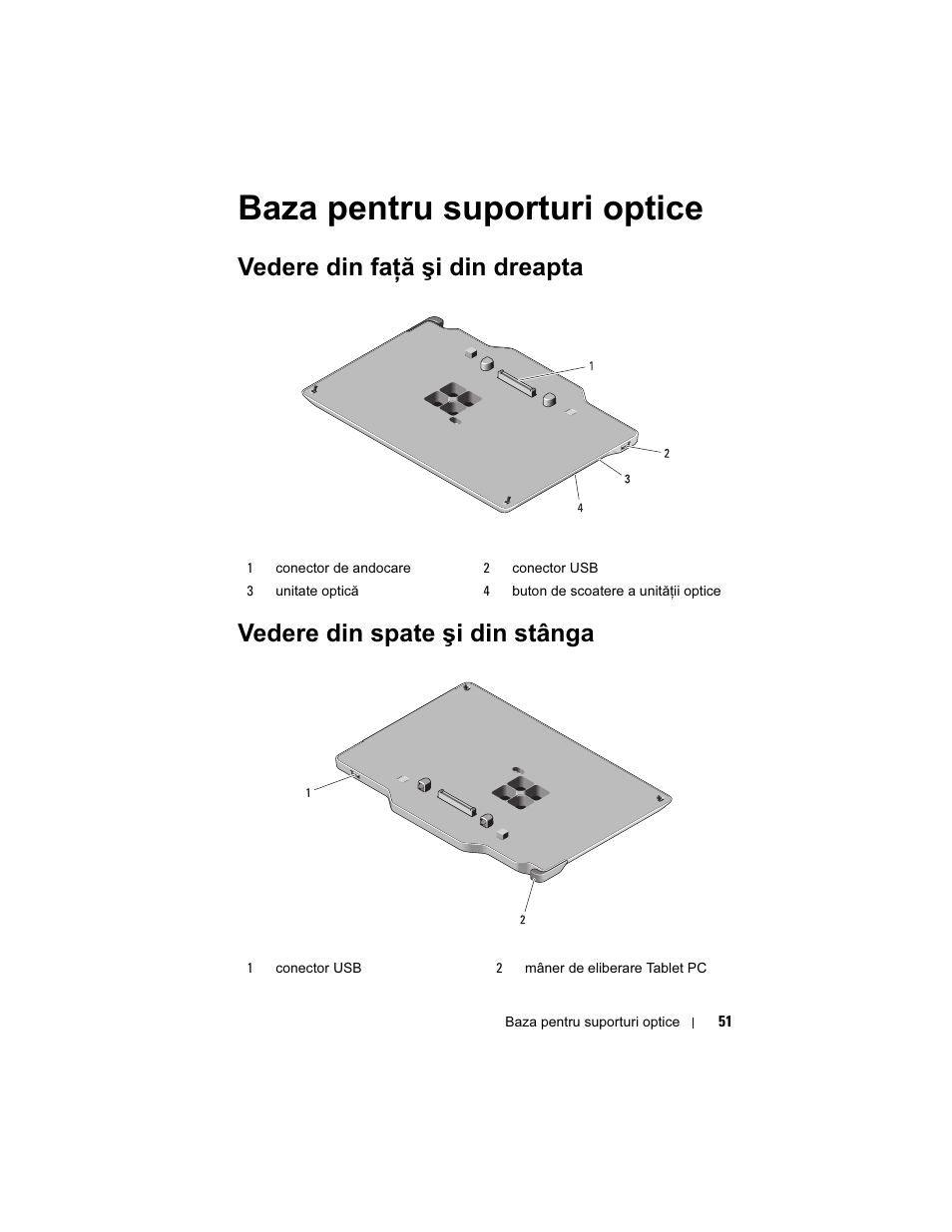 Baza pentru suporturi optice | Dell Latitude XT3 User Manual | Page 53 / 108