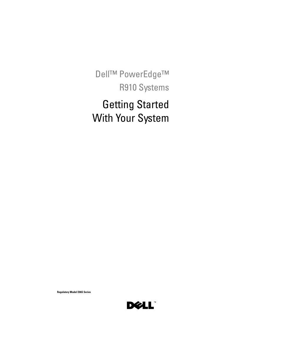 Getting started with your system | Dell PowerEdge R910 User Manual | Page 3 / 122