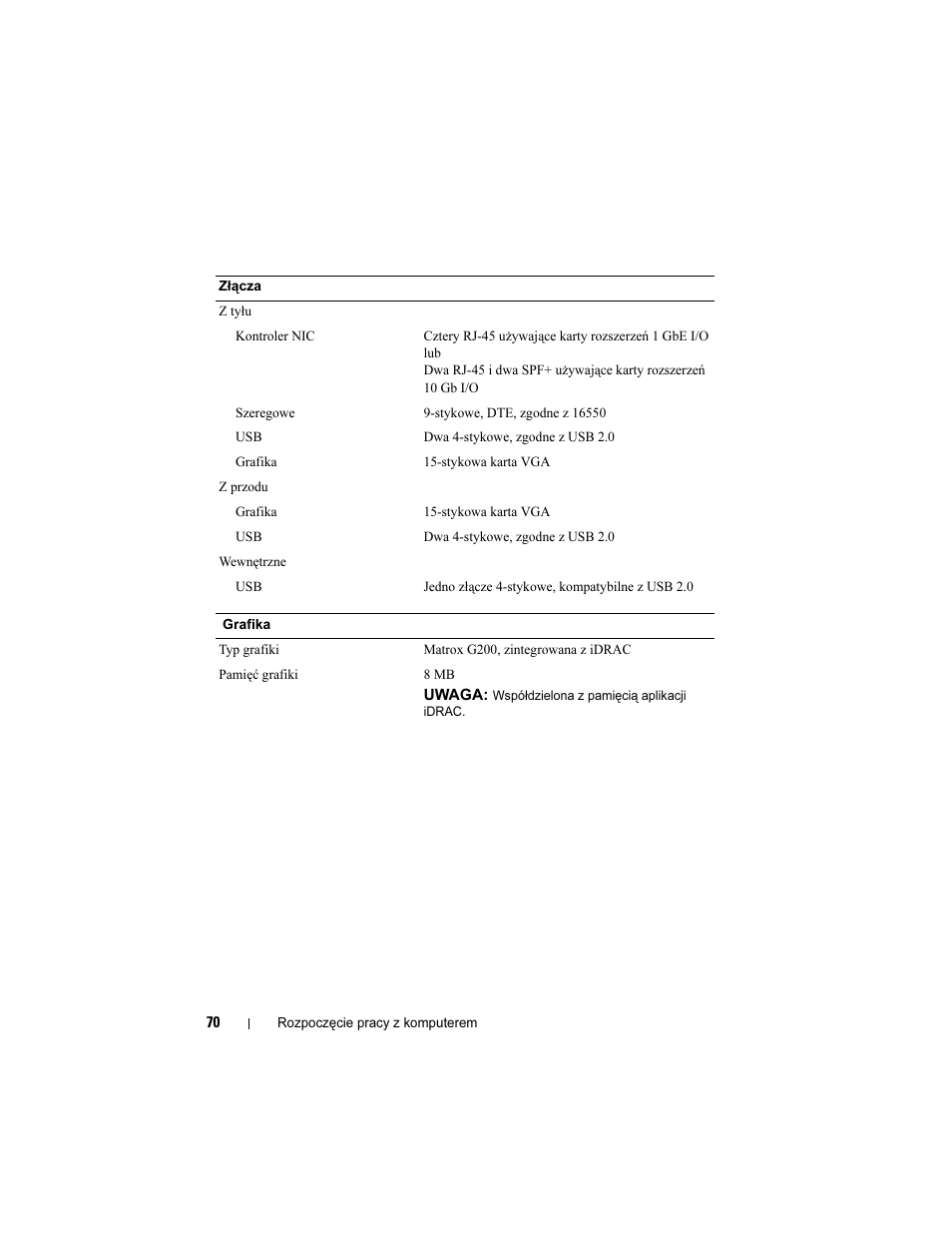 Dell PowerEdge R910 User Manual | Page 72 / 122