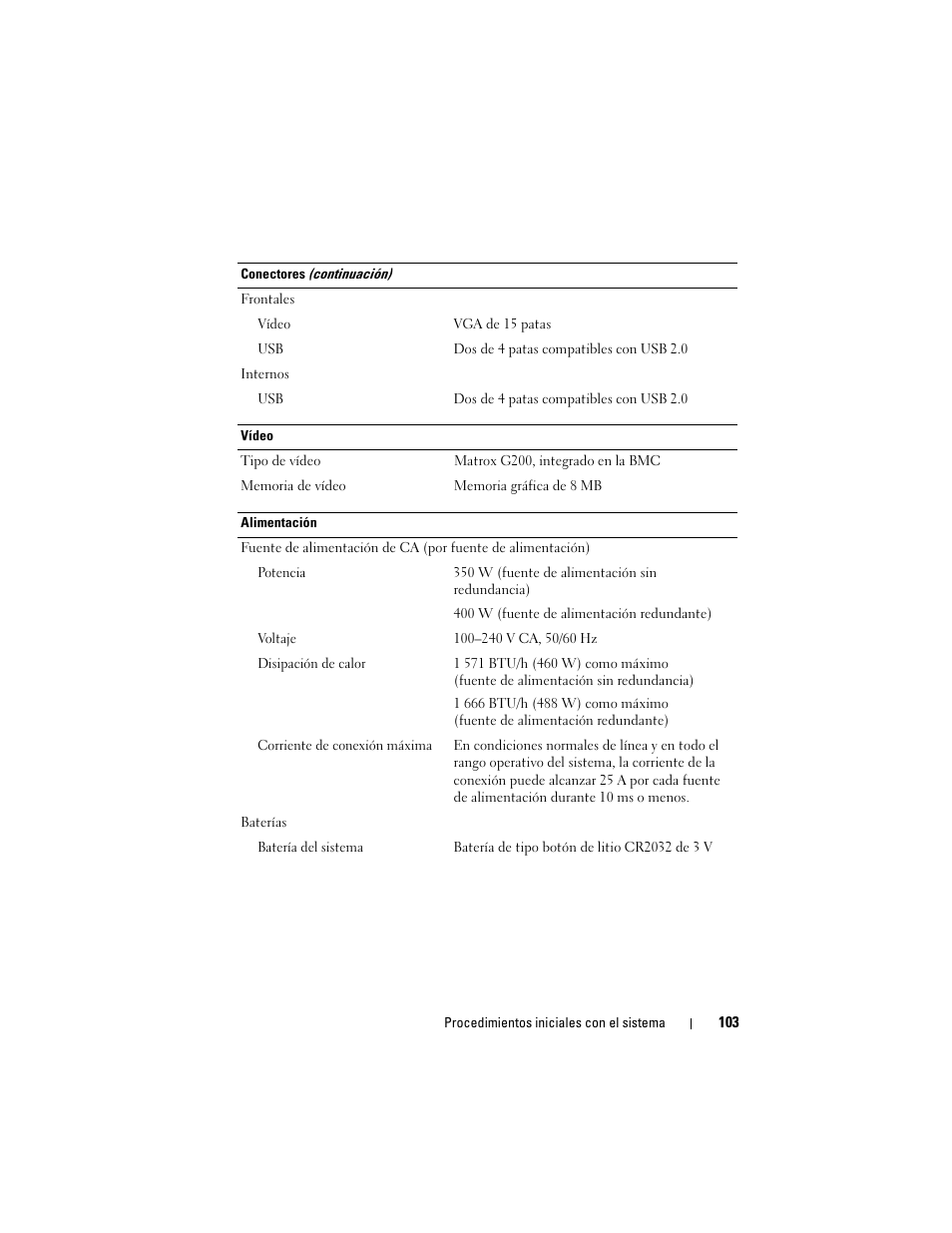 Dell PowerEdge R310 User Manual | Page 105 / 132