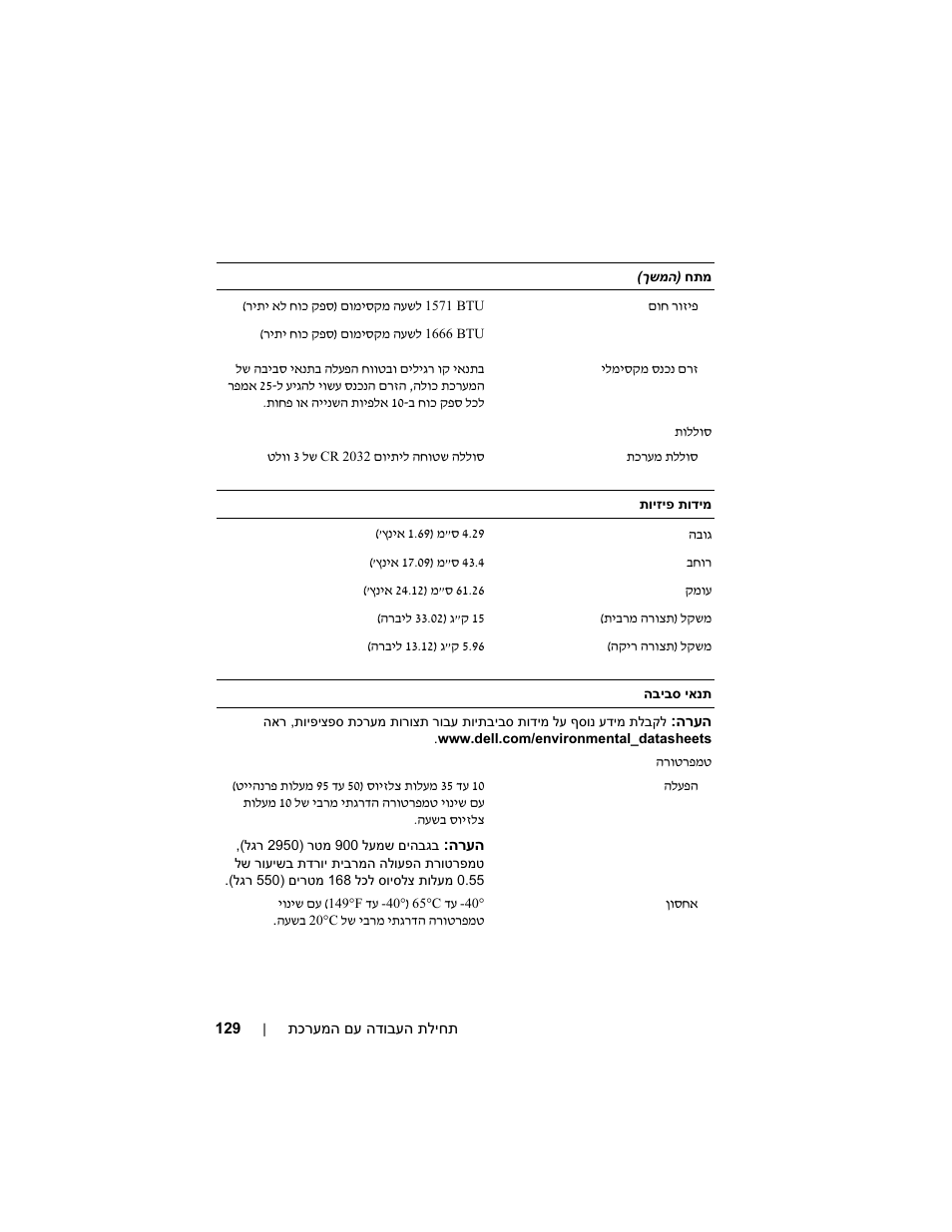 Dell PowerEdge R310 User Manual | Page 122 / 132