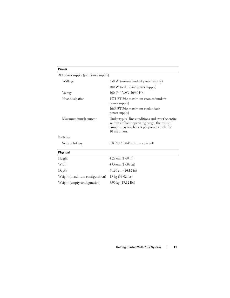 Dell PowerEdge R310 User Manual | Page 13 / 132