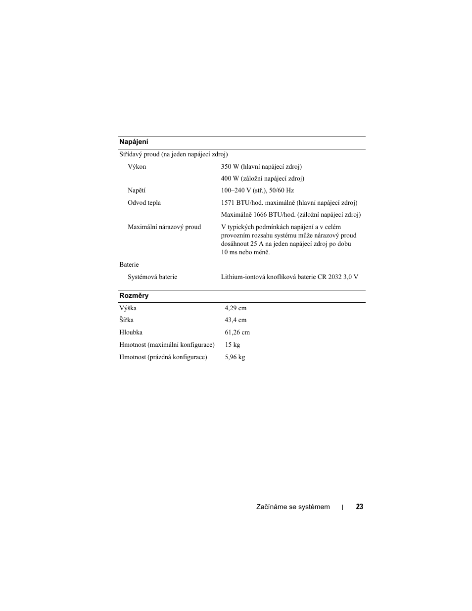 Dell PowerEdge R310 User Manual | Page 25 / 132