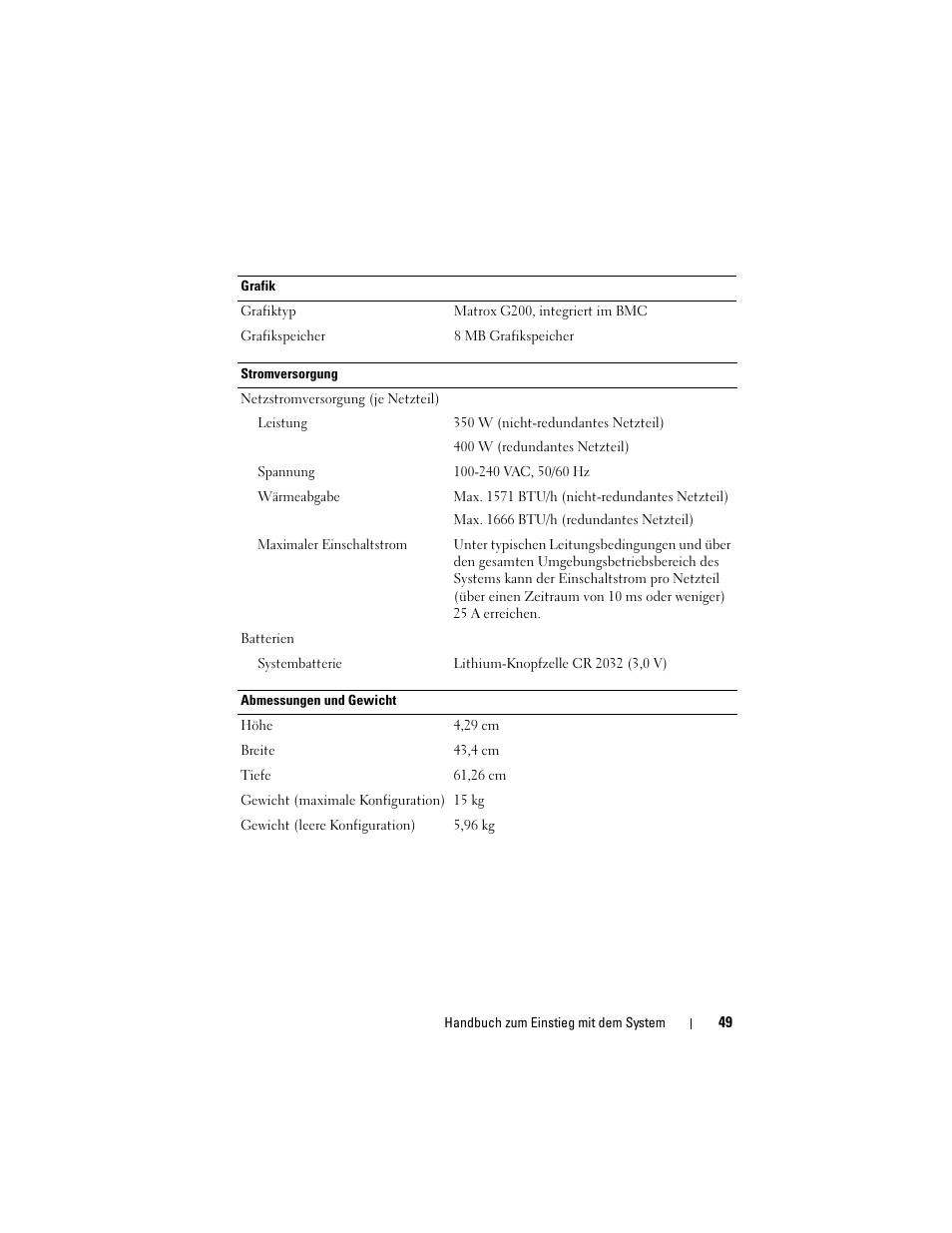 Dell PowerEdge R310 User Manual | Page 51 / 132