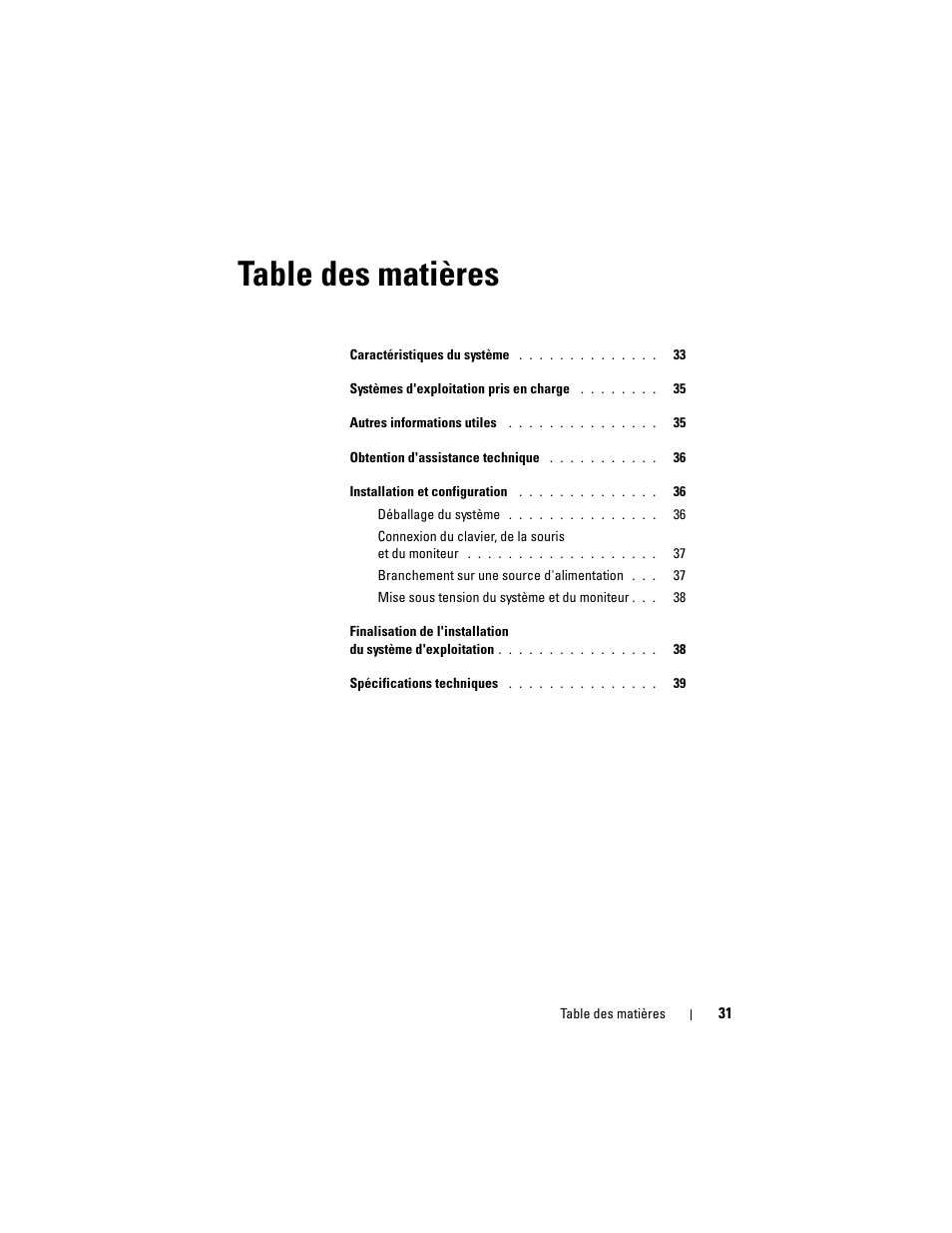 Dell PowerEdge T105 User Manual | Page 33 / 128