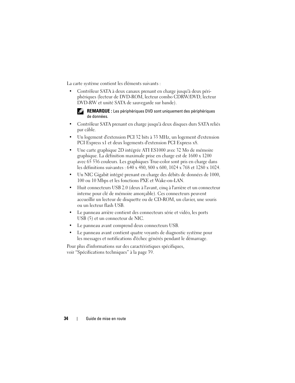 Dell PowerEdge T105 User Manual | Page 36 / 128