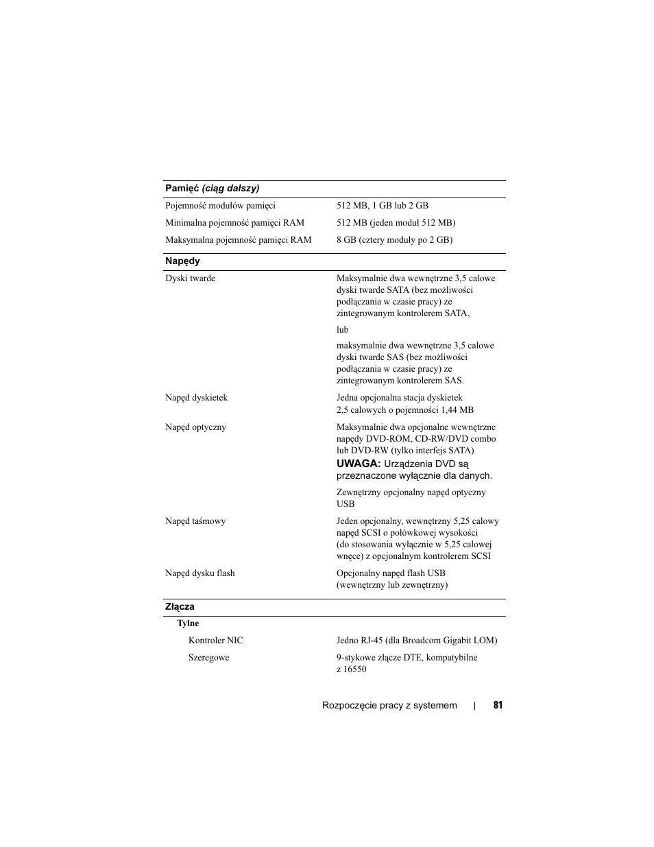 Dell PowerEdge T105 User Manual | Page 83 / 128