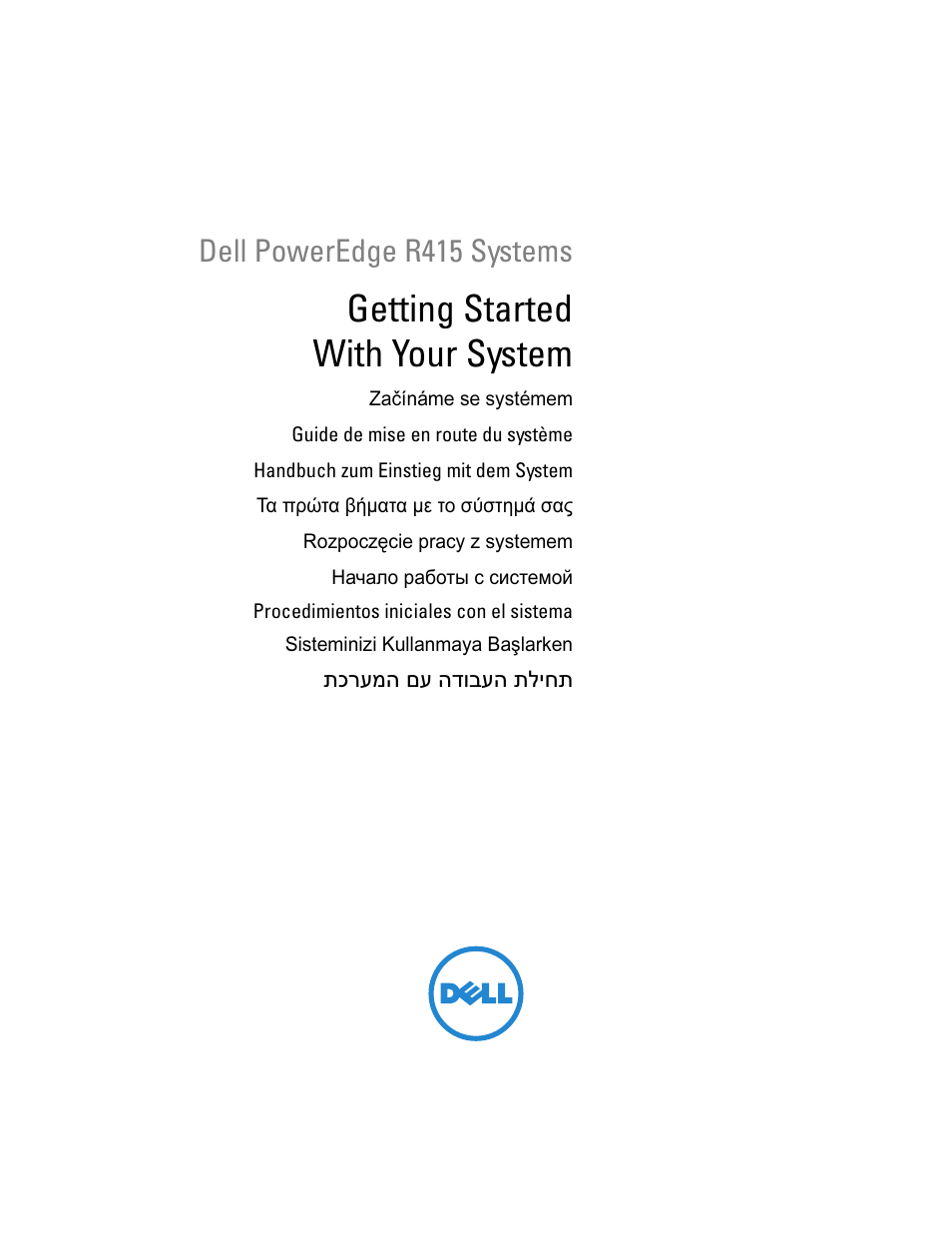 Dell PowerEdge R415 User Manual | 130 pages