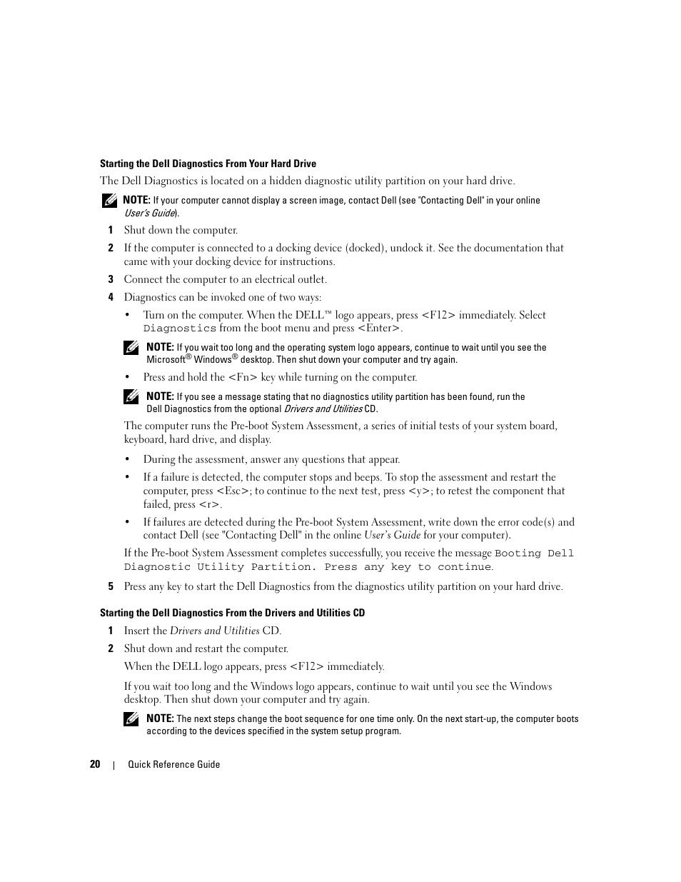 Dell Latitude D620 ATG User Manual | Page 20 / 144