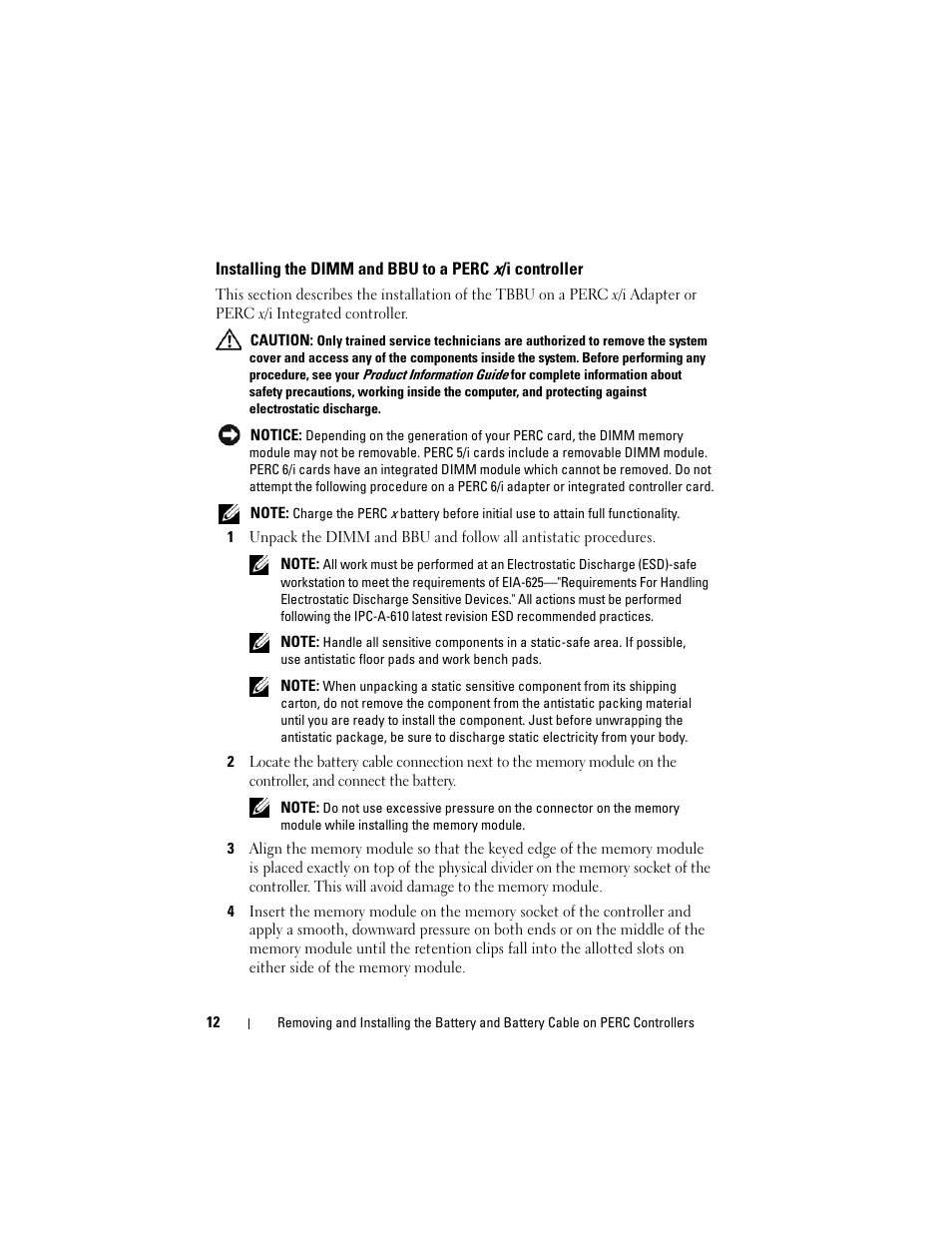 Dell PowerEdge RAID Controller 6E User Manual | Page 14 / 120