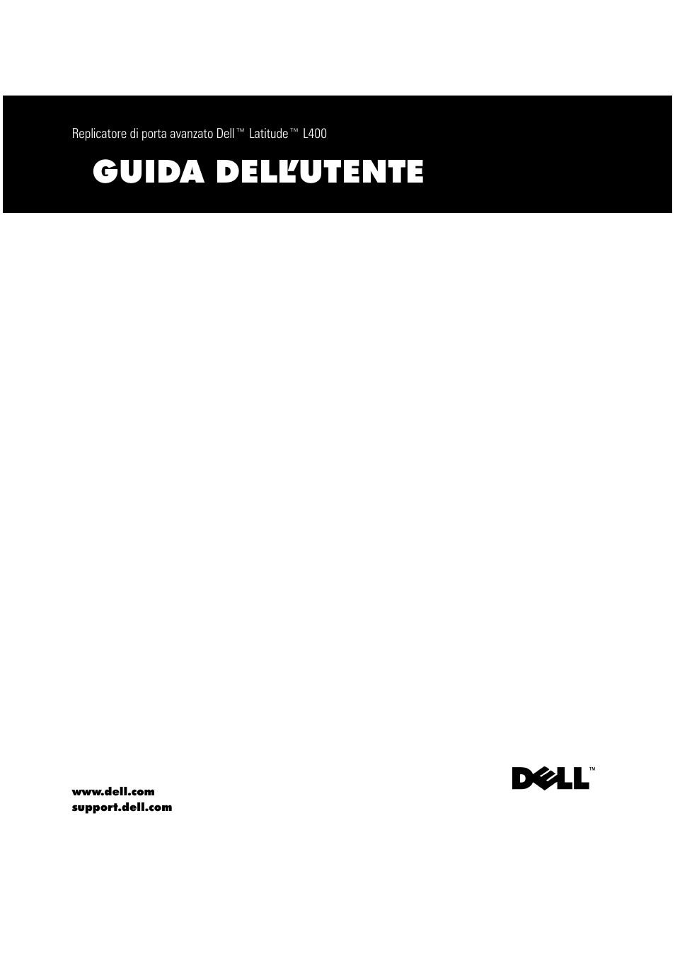 Guida dell’utente | Dell Latitude L400 User Manual | Page 118 / 225