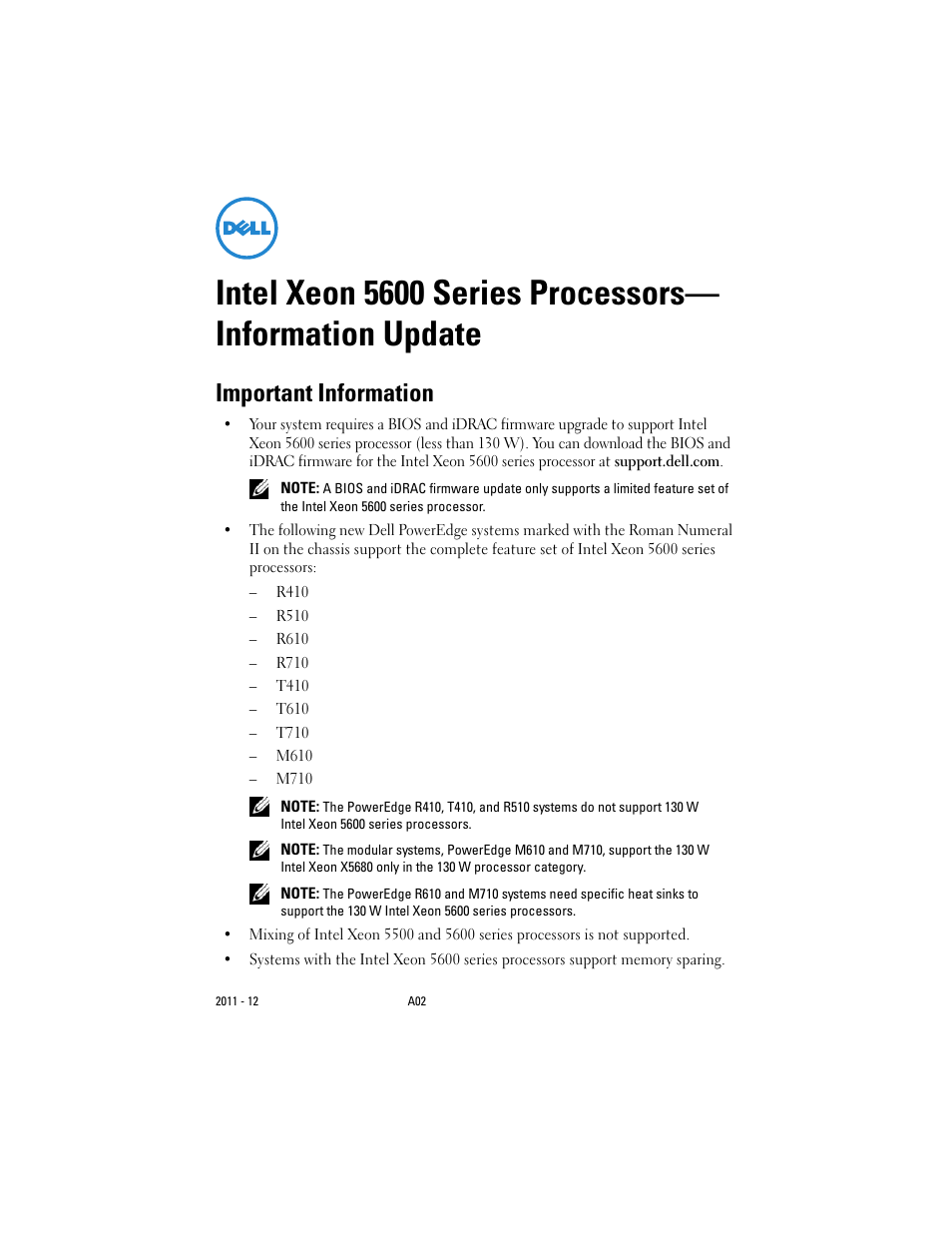 Dell POWEREDGE R710 User Manual | 38 pages