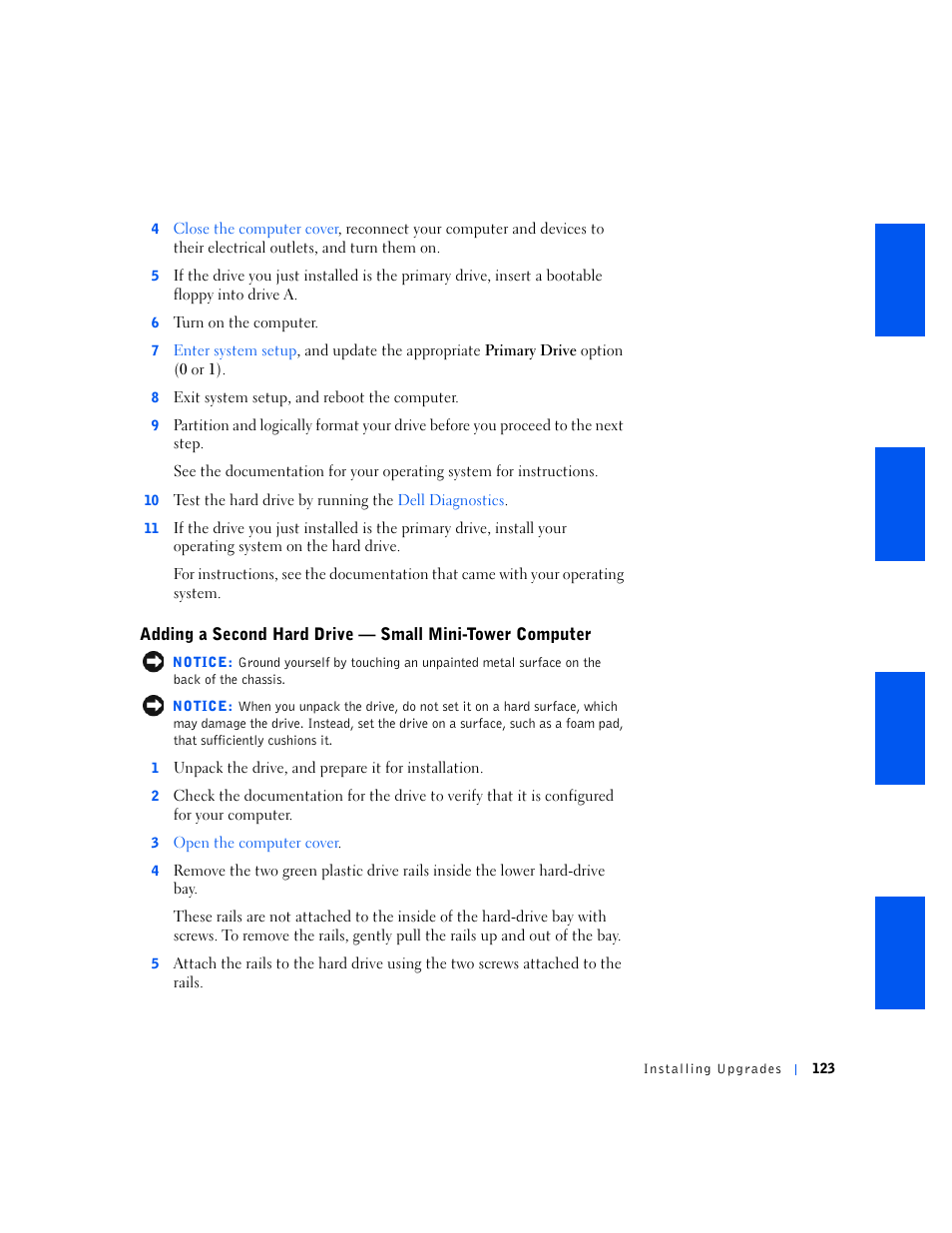 Dell OptiPlex GX240 User Manual | Page 125 / 298