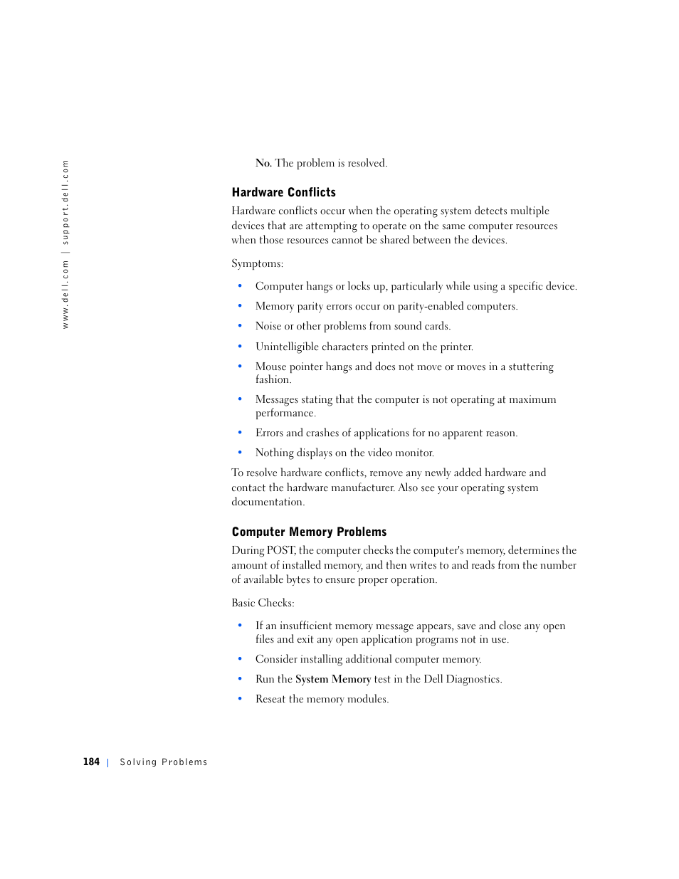 Dell OptiPlex GX240 User Manual | Page 186 / 298
