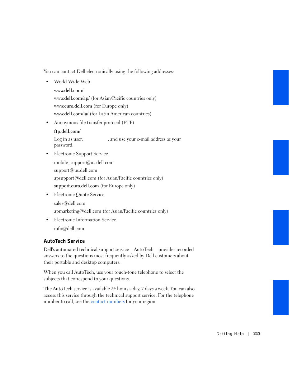 Dell OptiPlex GX240 User Manual | Page 215 / 298