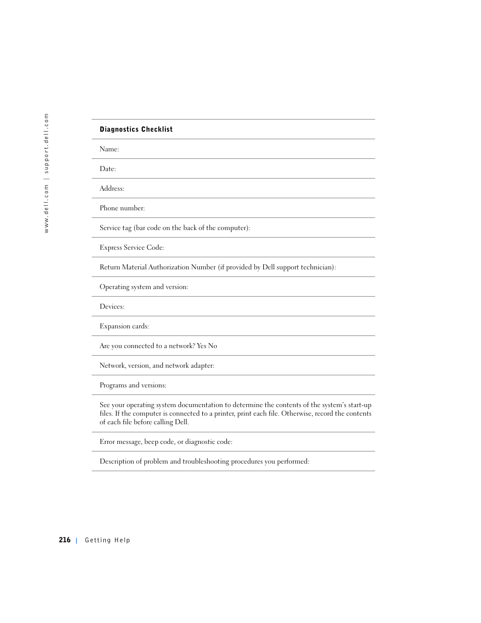 Dell OptiPlex GX240 User Manual | Page 218 / 298