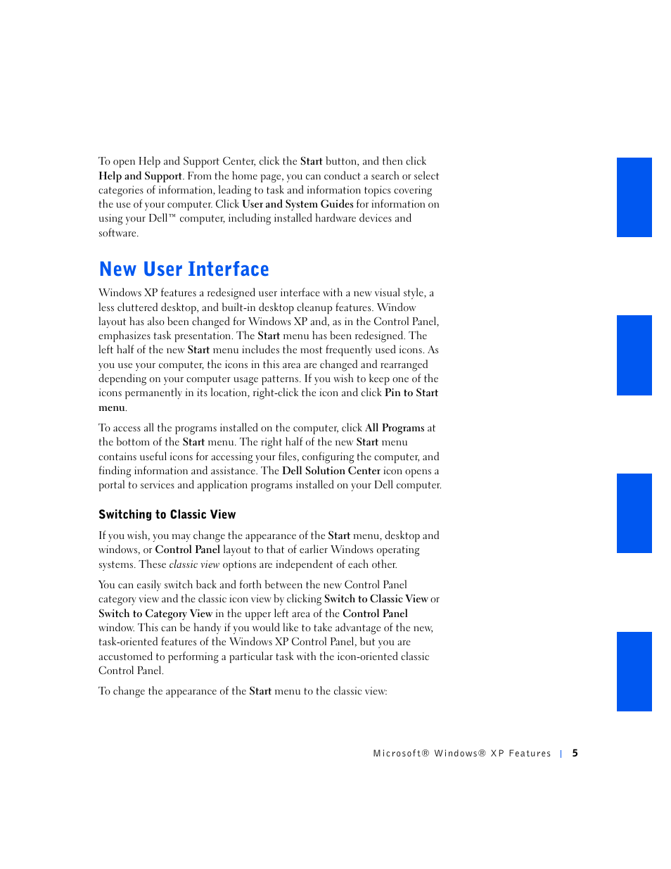New user interface | Dell OptiPlex GX240 User Manual | Page 257 / 298