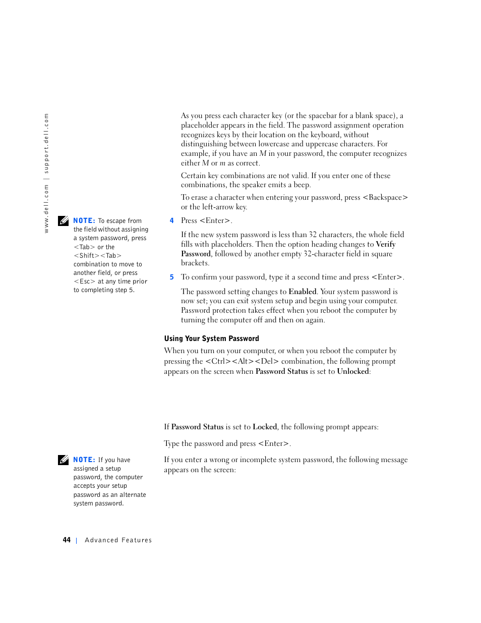 Dell OptiPlex GX240 User Manual | Page 46 / 298