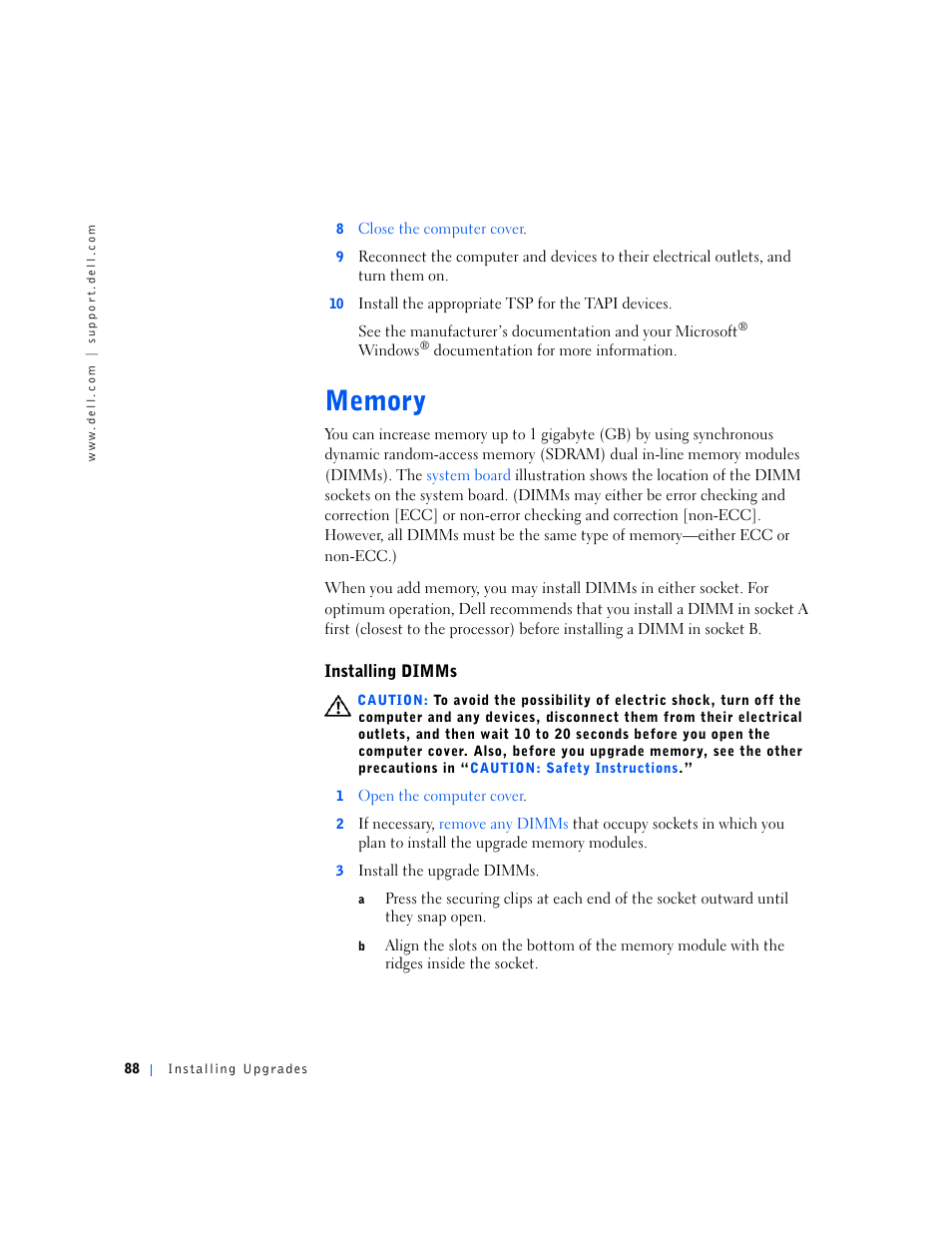 Dell OptiPlex GX240 User Manual | Page 90 / 298