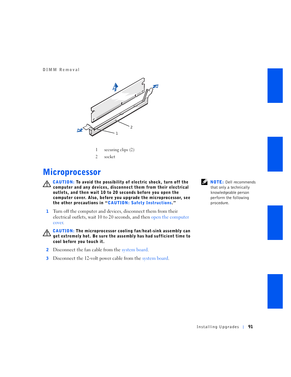 Microprocessor | Dell OptiPlex GX240 User Manual | Page 93 / 298