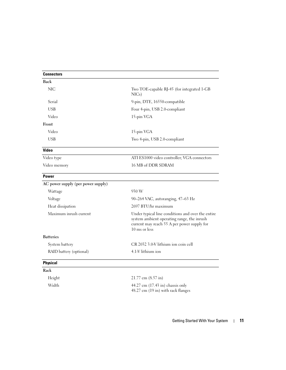 Dell PowerEdge 2900 User Manual | Page 13 / 116