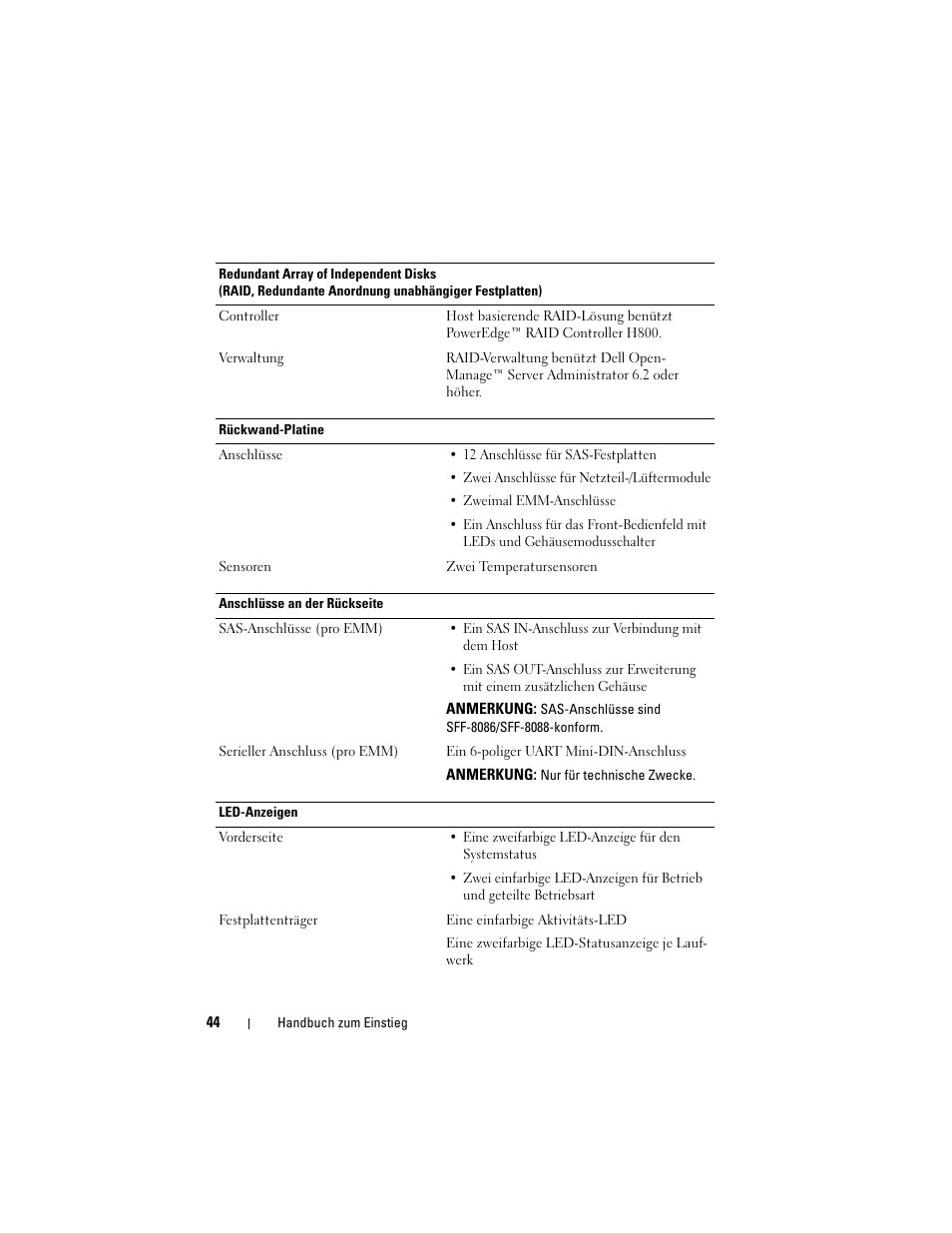 Dell PowerVault MD1200 User Manual | Page 46 / 124